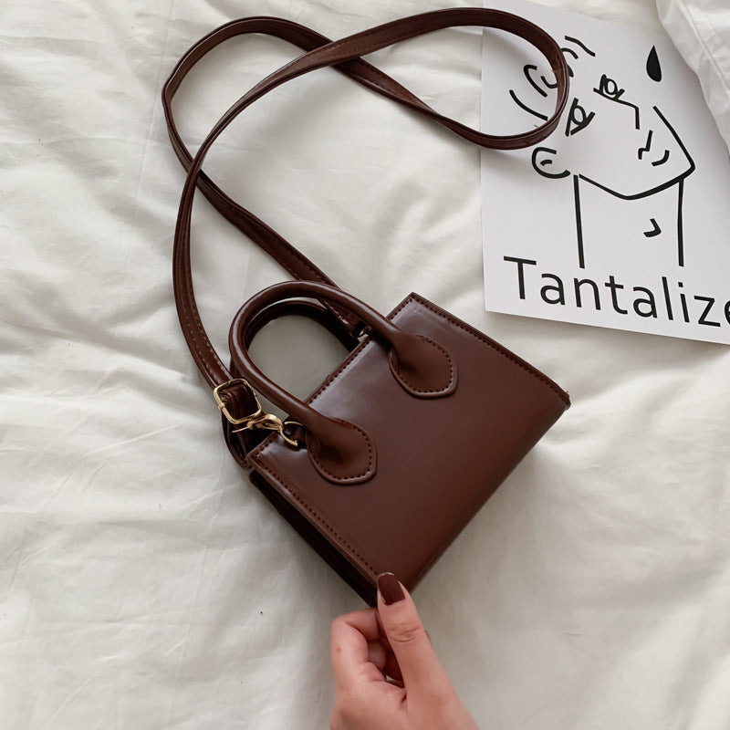 Crossbody ins wild western style small square bag