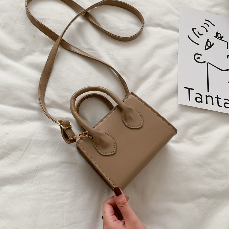 Crossbody ins wild western style small square bag