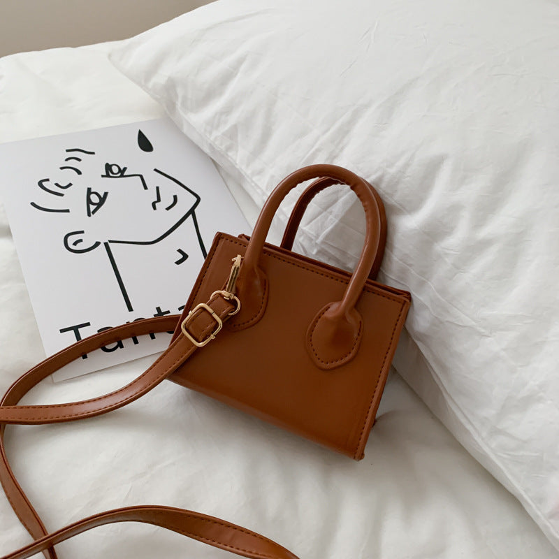 Crossbody ins wild western style small square bag