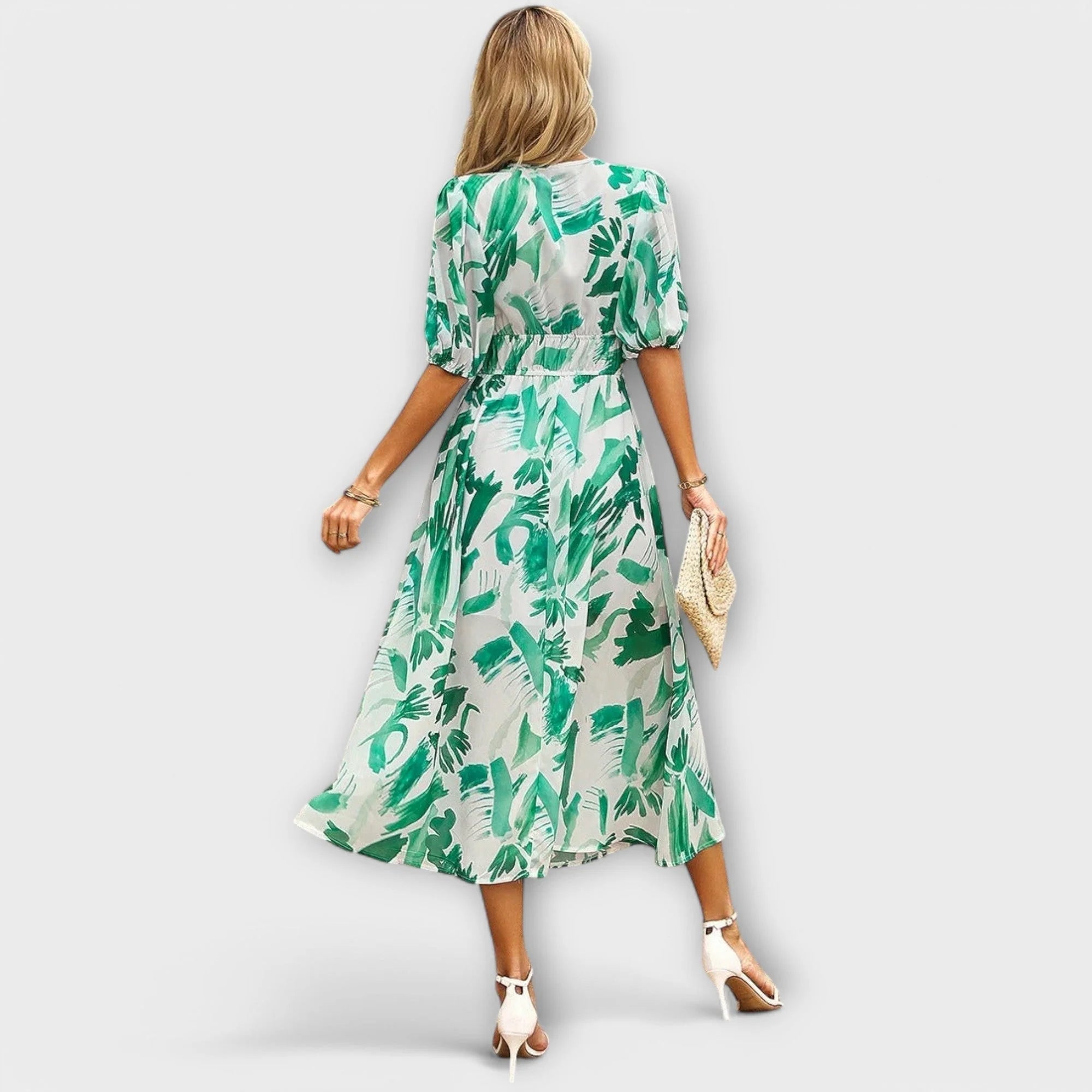 Zeraya™ – Elegant Midi Dress