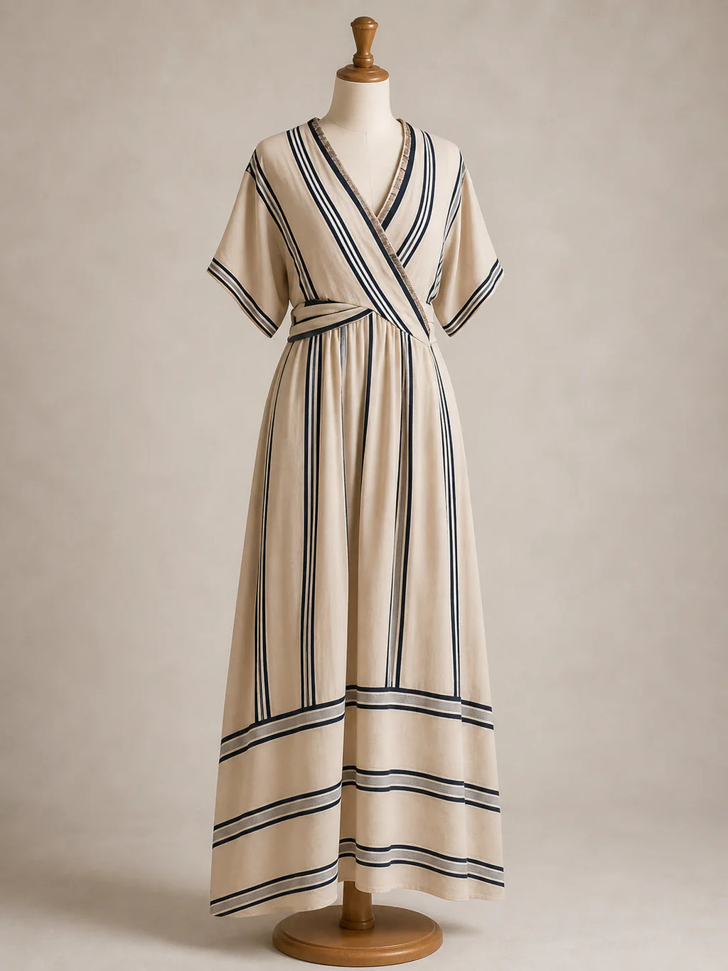 Light summer dress in soft woven fabric with an easy, flattering line.