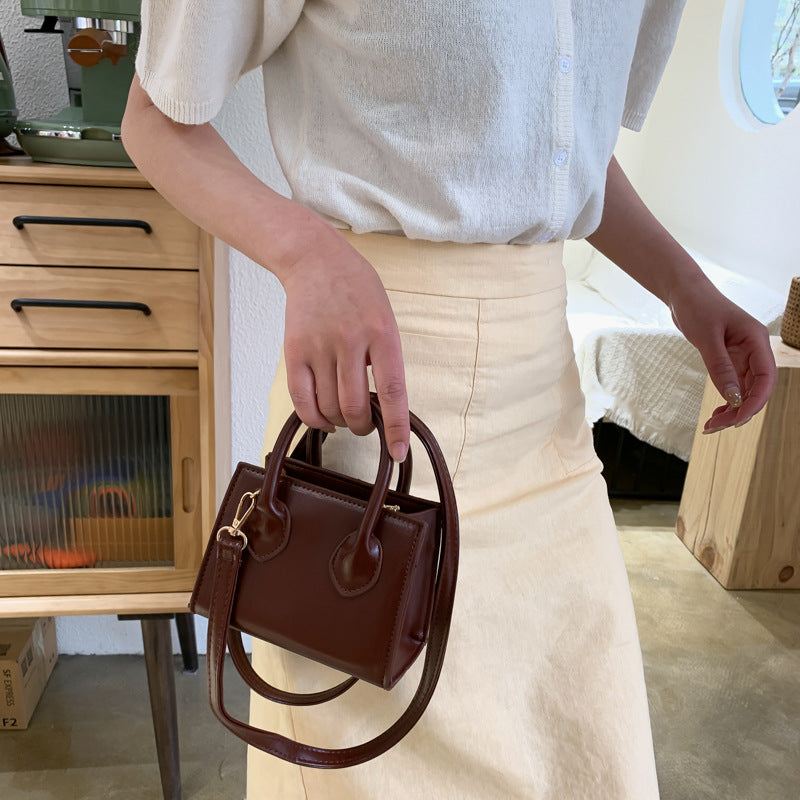 Crossbody ins wild western style small square bag
