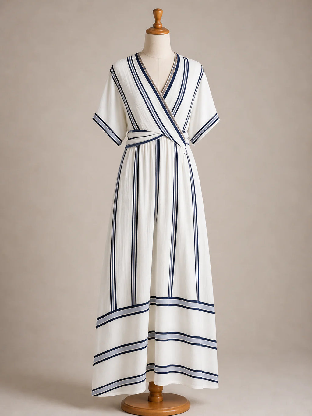 Light summer dress in soft woven fabric with an easy, flattering line.