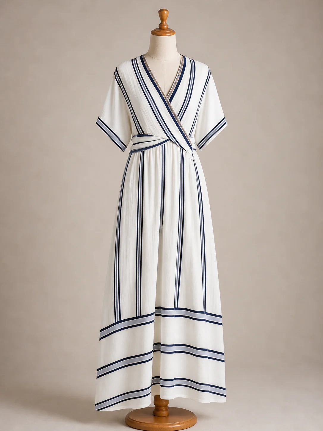 Light summer dress in soft woven fabric with an easy, flattering line.