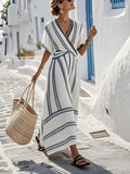Light summer dress in soft woven fabric with an easy, flattering line.
