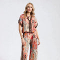 Flowing, long-line dress in a soft, breathable fabric.