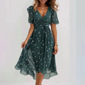 Breathable lightweight summer dress with a soft, flowing silhouette.